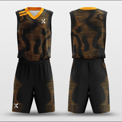 Rock - Custom Sublimated Basketball Jersey Set