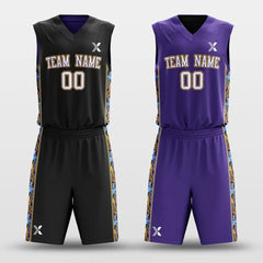 Secret - Customized Reversible Sublimated Basketball Set