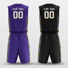 Secret - Customized Reversible Sublimated Basketball Set