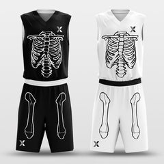 Skeleton - Customized Reversible Sublimated Basketball Uniforms
