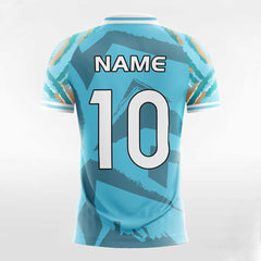 Blue Graphic - Custom Womens Soccer Jerseys Geo Print Design