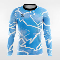 Pop Camouflage 4 - Customized Kids Sublimated Long Sleeve Soccer Jersey