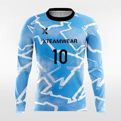 Pop Camouflage 4 - Customized Kids Sublimated Long Sleeve Soccer Jersey