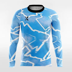 Pop Camouflage 4 - Customized Men's Sublimated Long Sleeve Soccer Jersey