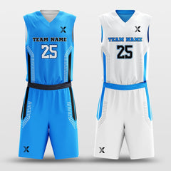 Time Space - Customized Reversible Sublimated Basketball Set