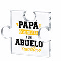 150*120*14mm: Architectural Jigsaw Acrylic Showcase (Large) - "Building Together" Corporate Commemorative Plaque