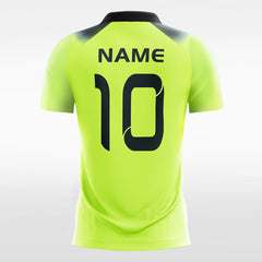Black Stripe - Custom Kids Soccer Jerseys Design Neon Green