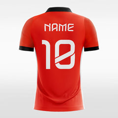 Classic Plaid - Custom Womens Soccer Jerseys Design Red