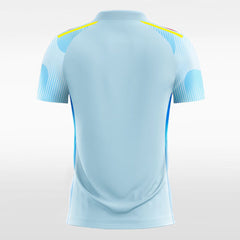 Classic Water-Drip - Custom Kids Soccer Jerseys Blue Design