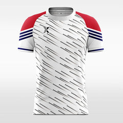 Fashion Polka Dot - Custom Kids Soccer Jerseys White Design