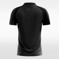 Red Geometry - Custom Kids Soccer Jerseys Design Black