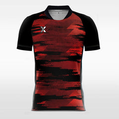 Red Mosaic - Custom Kids Soccer Jerseys Camouflage Design