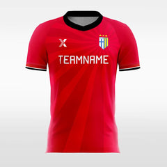 Retro Red Team - Women Custom Soccer Jerseys Light Design