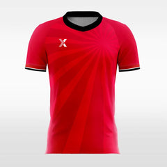 Retro Red Team - Women Custom Soccer Jerseys Light Design