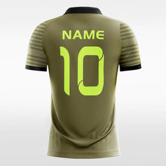 Vertical Stripe - Custom Kids Soccer Jerseys Design Green