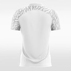Zebra Print Sleeve - Custom Kids Soccer Jerseys Design White