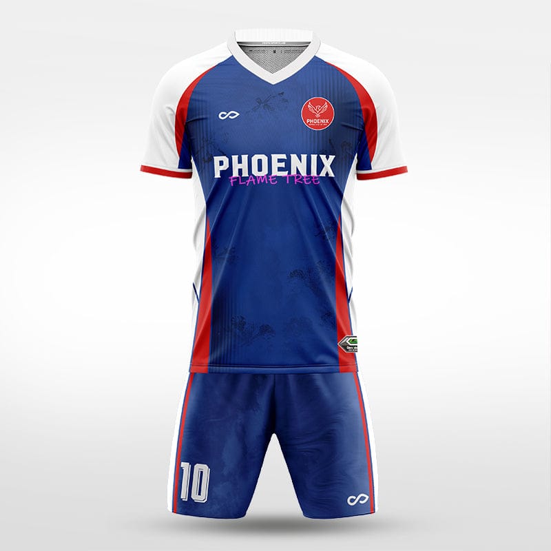 XTeamwear Soccer Uniforms blue / S Nirvana - Custom Soccer Jerseys Kit Sublimated for Team - WS204GCNP3
