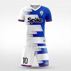 XTeamwear Soccer Uniforms blue / S Race Track - Custom Soccer Jerseys Kit Sublimated for Team - WS204GCSD3