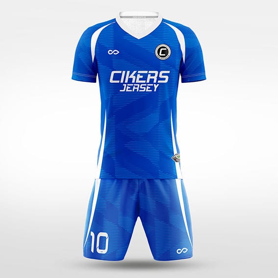 XTeamwear Soccer Uniforms blue / S shadow - Custom Soccer Jerseys Kit Sublimated for Team - WS204GCAY3