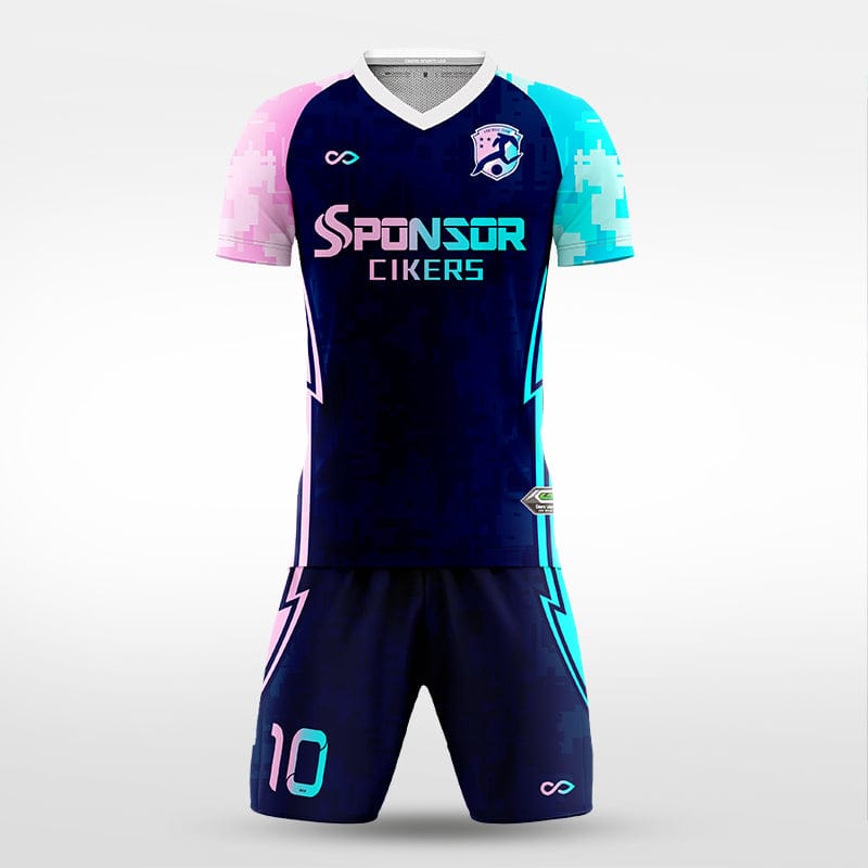 XTeamwear Soccer Uniforms blue / S Sun Moon Radiance - Custom Soccer Jerseys Kit Sublimated for Team - WS204GCRYTH3