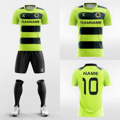 Contrast Striped - Custom Soccer Jerseys Kit Sublimated for Kids
