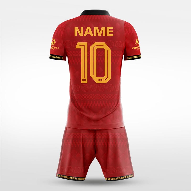 XTeamwear Soccer Uniforms Crimson Halberd - Custom Soccer Jerseys Kit Sublimated for Team - WS204GCCJ3