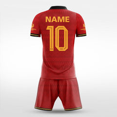 XTeamwear Soccer Uniforms Crimson Halberd - Custom Soccer Jerseys Kit Sublimated for Team - WS204GCCJ3
