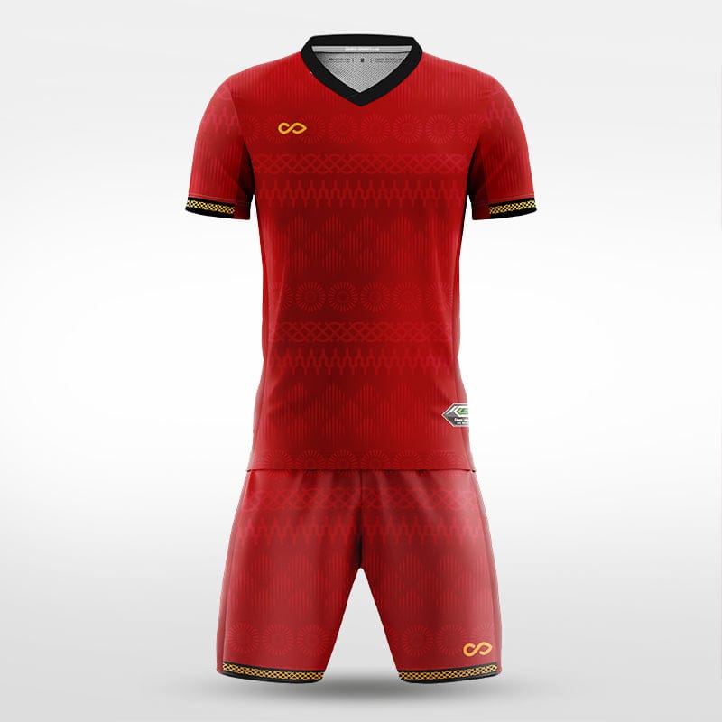 XTeamwear Soccer Uniforms Crimson Halberd - Custom Soccer Jerseys Kit Sublimated for Team - WS204GCCJ3