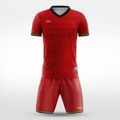 XTeamwear Soccer Uniforms Crimson Halberd - Custom Soccer Jerseys Kit Sublimated for Team - WS204GCCJ3
