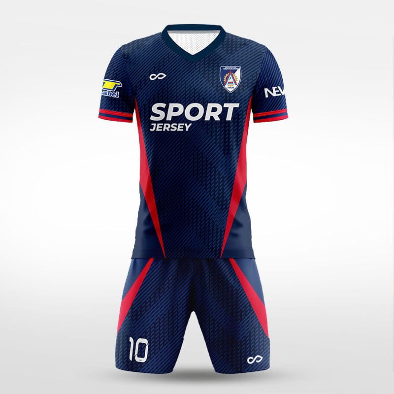 XTeamwear Soccer Uniforms dark blue / S Radiant Armor - Custom Soccer Jerseys Kit Sublimated for Team - WS204GCMGZJ3