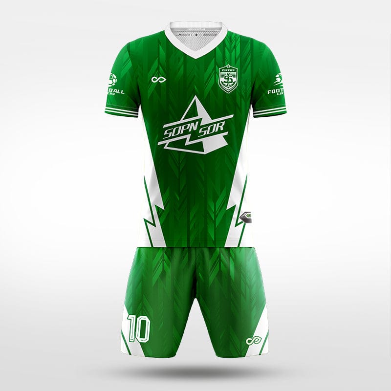 XTeamwear Soccer Uniforms green / S Wheatfield - Custom Soccer Jerseys Kit Sublimated for Team - WS204GCYM3