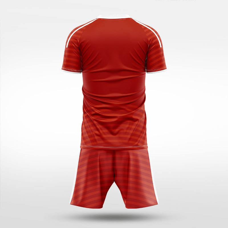XTeamwear Soccer Uniforms Horizontal Ripple - Custom Soccer Jerseys Kit Sublimated for Team - WS204GCHY3