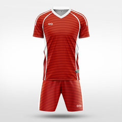 XTeamwear Soccer Uniforms Horizontal Ripple - Custom Soccer Jerseys Kit Sublimated for Team - WS204GCHY3