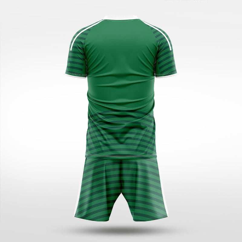 XTeamwear Soccer Uniforms Horizontal Ripple - Custom Soccer Jerseys Kit Sublimated for Team - WS204GCHY3