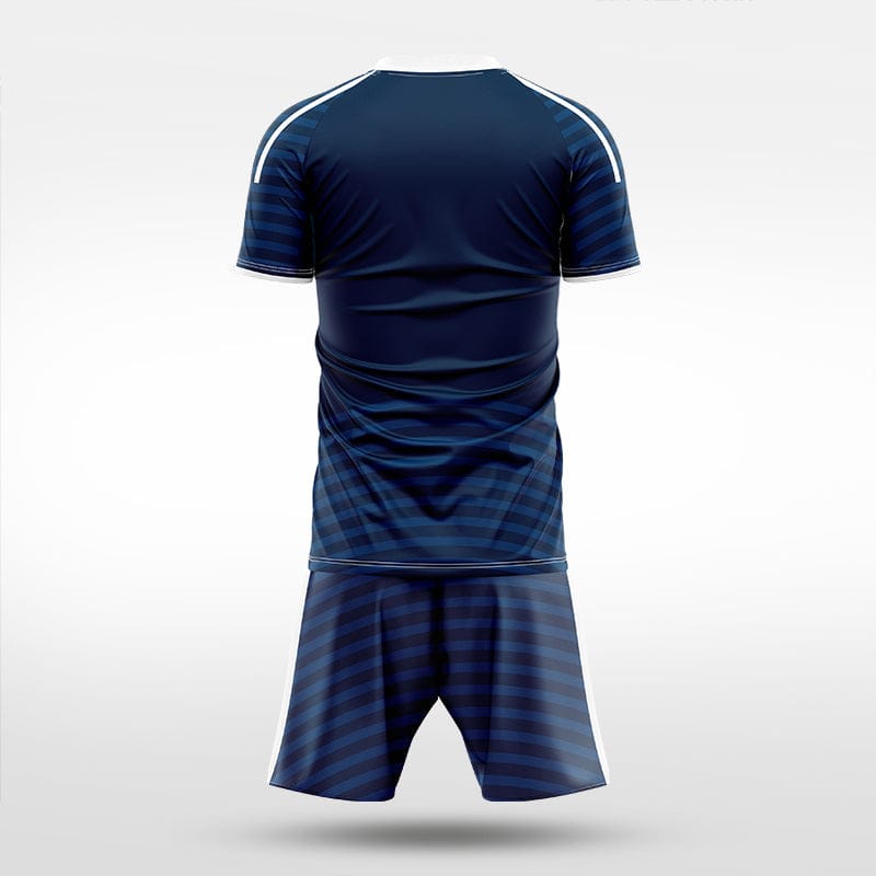 XTeamwear Soccer Uniforms Horizontal Ripple - Custom Soccer Jerseys Kit Sublimated for Team - WS204GCHY3