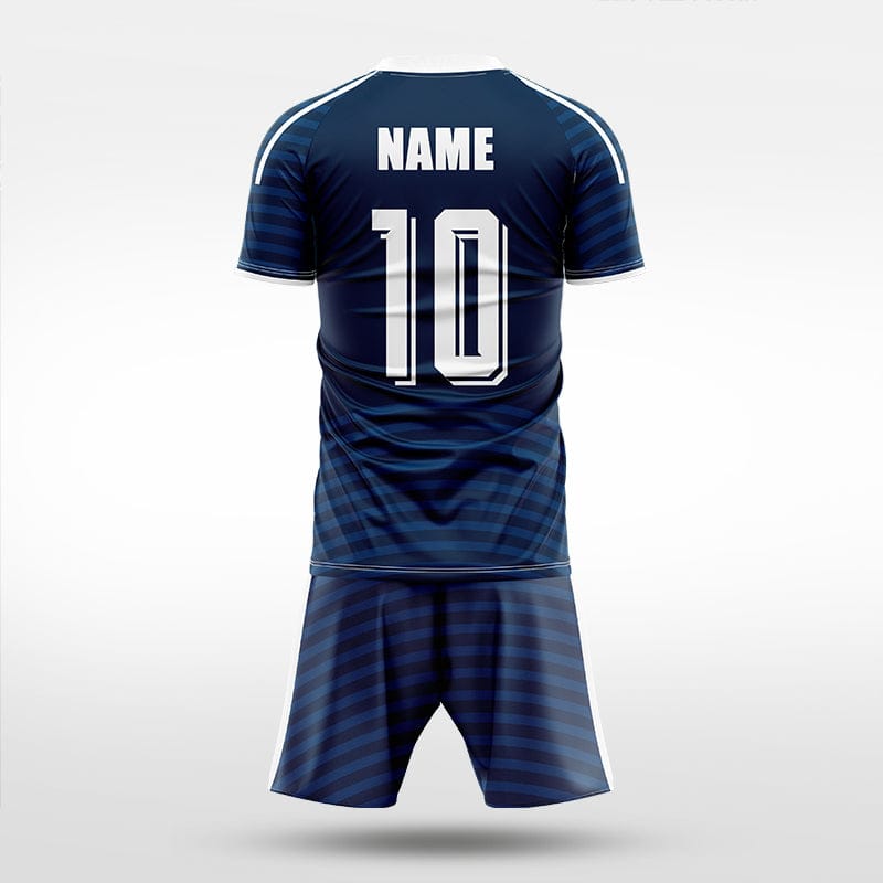 XTeamwear Soccer Uniforms Horizontal Ripple - Custom Soccer Jerseys Kit Sublimated for Team - WS204GCHY3