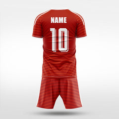 XTeamwear Soccer Uniforms Horizontal Ripple - Custom Soccer Jerseys Kit Sublimated for Team - WS204GCHY3