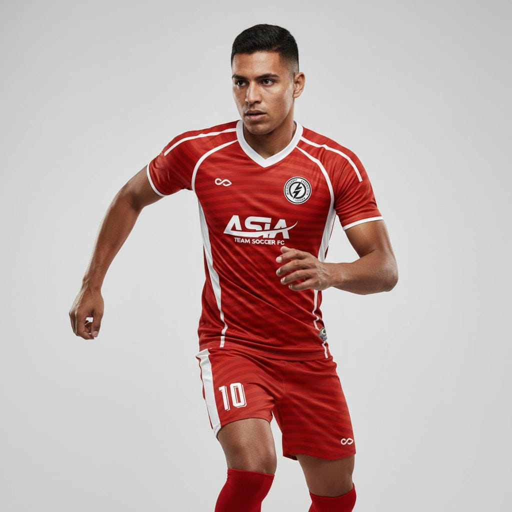 XTeamwear Soccer Uniforms Horizontal Ripple - Custom Soccer Jerseys Kit Sublimated for Team - WS204GCHY3