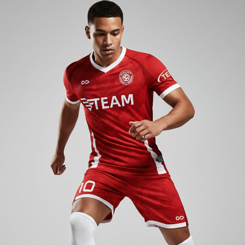 Layered Peaks - Custom Soccer Jerseys Kit Sublimated for Team - WS204GCCL3