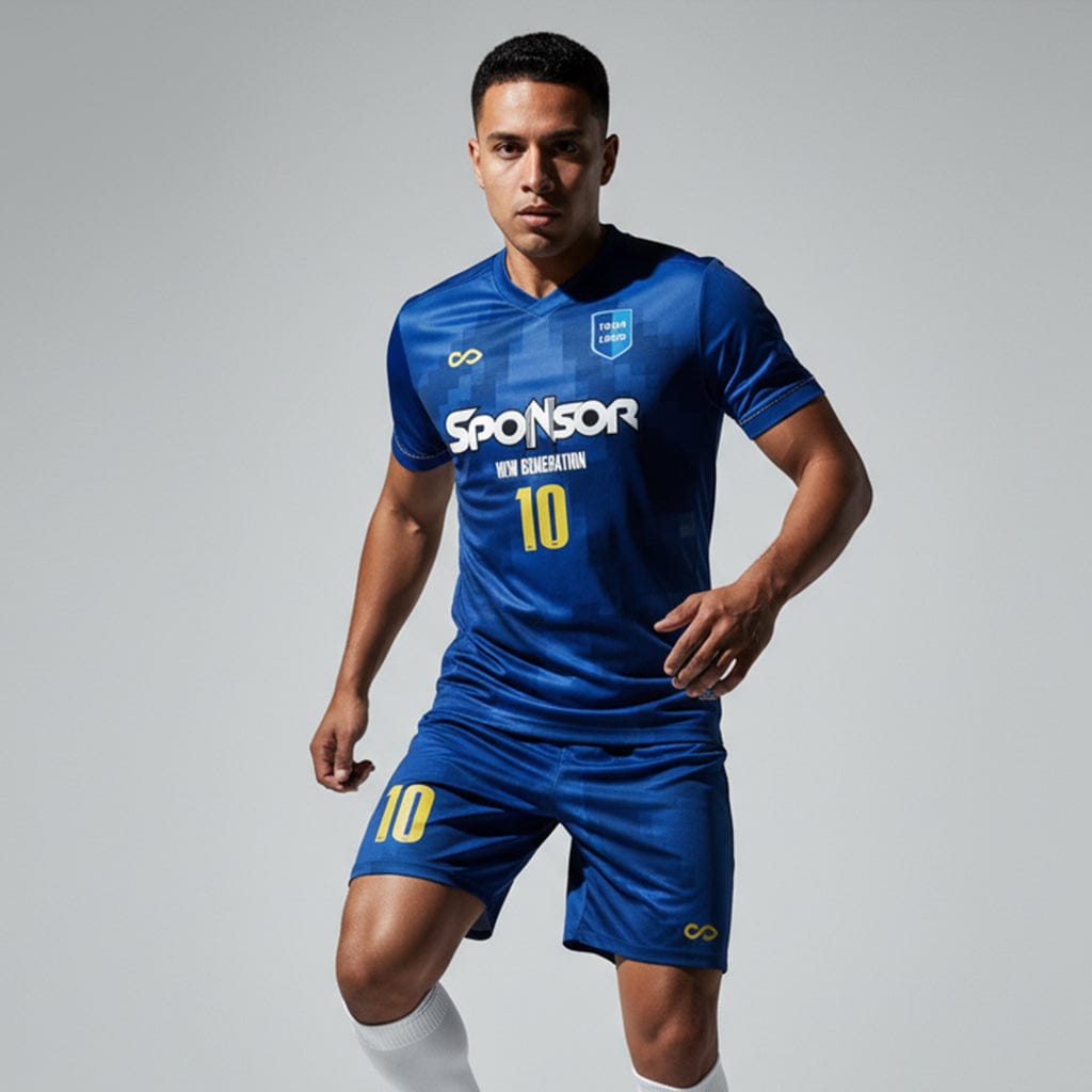 XTeamwear Soccer Uniforms Mosaic - Custom Soccer Jerseys Kit Sublimated for Team - WS204GCMSK3