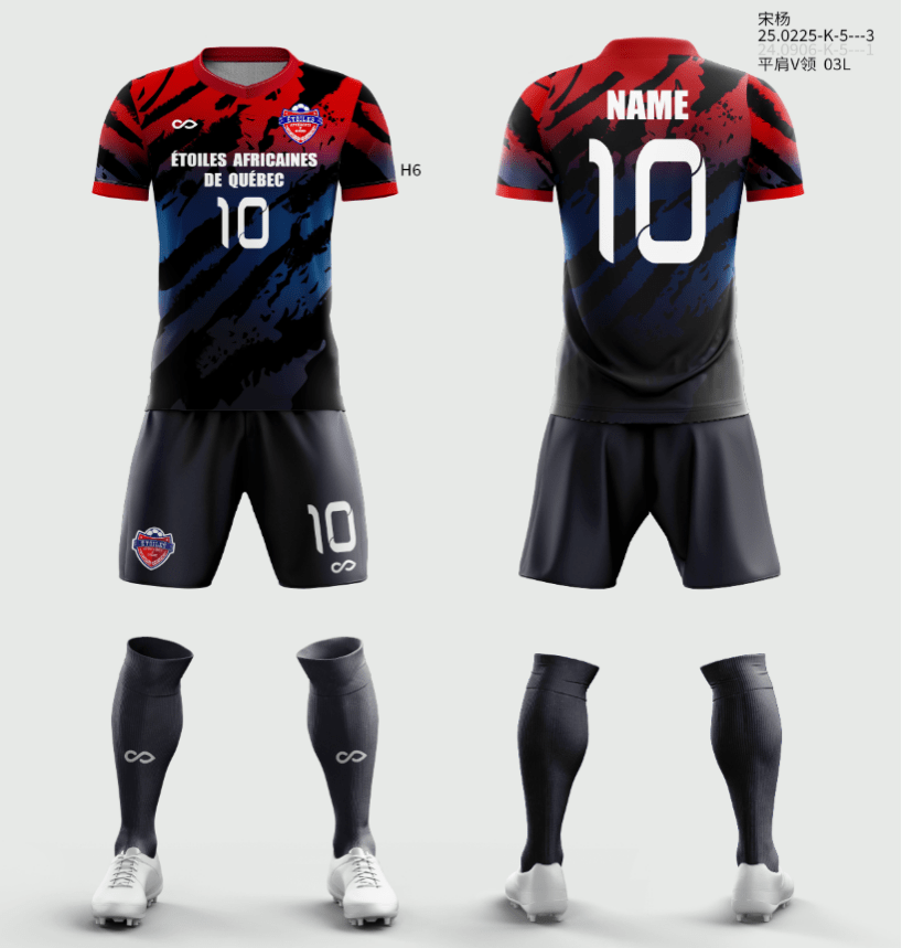 NANA NKUIGOUA HYACINTHE ALEXE-Men's custom soccer  Jersey