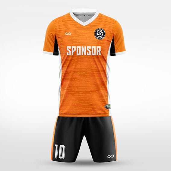 XTeamwear Soccer Uniforms orange / S Spark Line - Custom Soccer Jerseys Kit Sublimated for Team - WS204GCSSX3