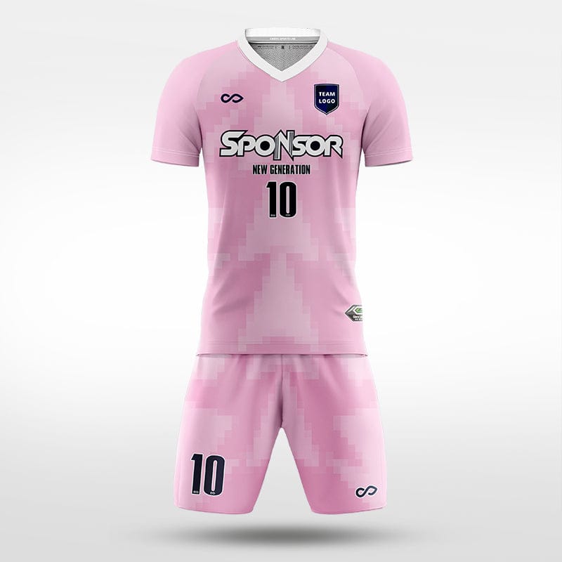 XTeamwear Soccer Uniforms pink / S Mosaic - Custom Soccer Jerseys Kit Sublimated for Team - WS204GCMSK3