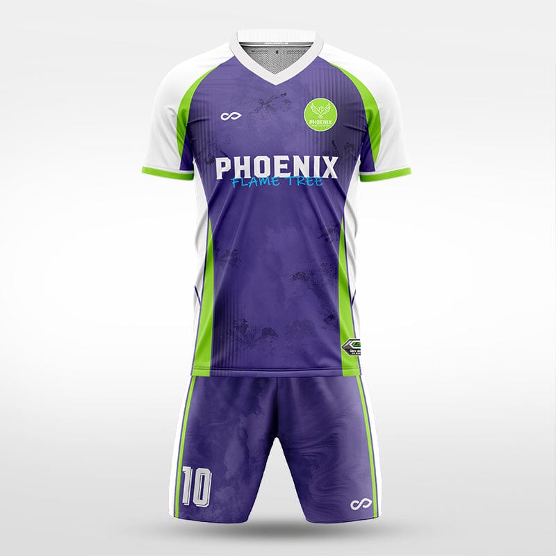 XTeamwear Soccer Uniforms purple / S Nirvana - Custom Soccer Jerseys Kit Sublimated for Team - WS204GCNP3
