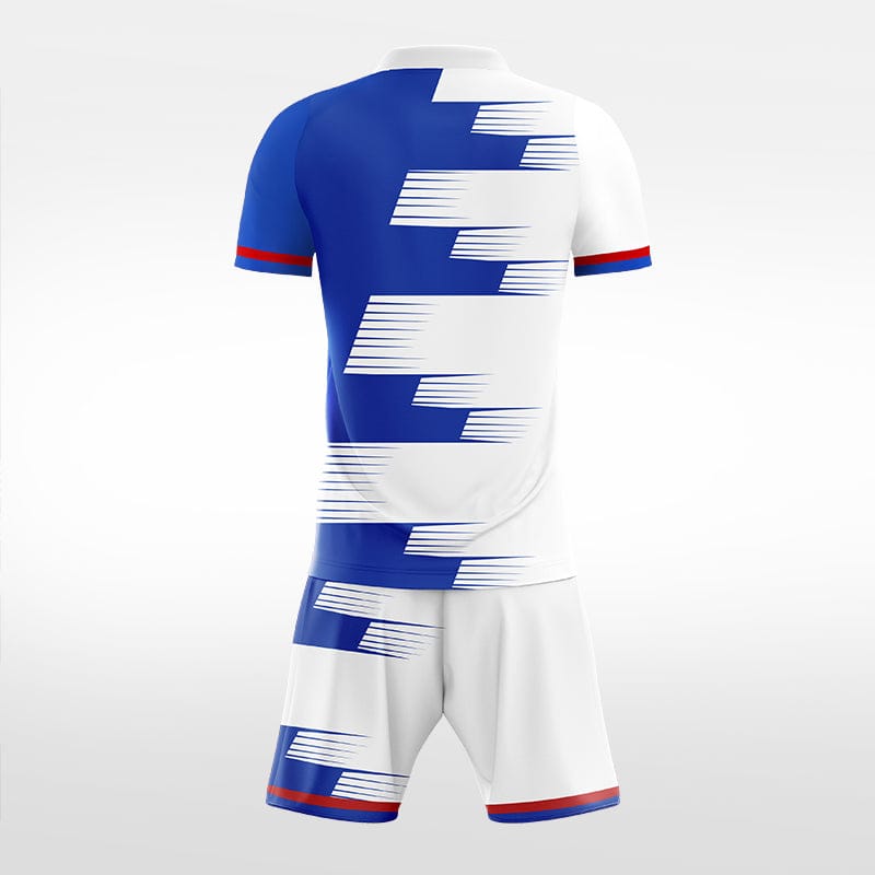 XTeamwear Soccer Uniforms Race Track - Custom Soccer Jerseys Kit Sublimated for Team - WS204GCSD3