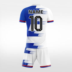XTeamwear Soccer Uniforms Race Track - Custom Soccer Jerseys Kit Sublimated for Team - WS204GCSD3