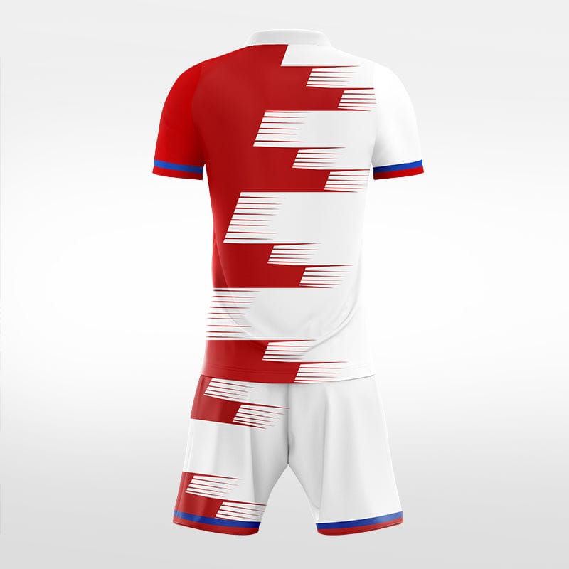 XTeamwear Soccer Uniforms Race Track - Custom Soccer Jerseys Kit Sublimated for Team - WS204GCSD3