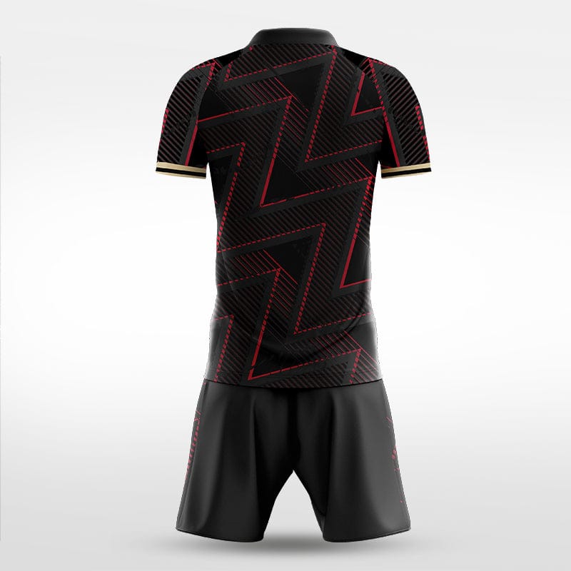 XTeamwear Soccer Uniforms Raging Bolt - Custom Soccer Jerseys Kit Sublimated for Team - WS204GCKB3