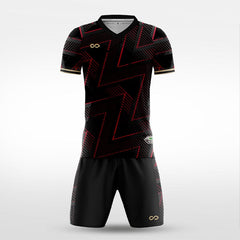 XTeamwear Soccer Uniforms Raging Bolt - Custom Soccer Jerseys Kit Sublimated for Team - WS204GCKB3