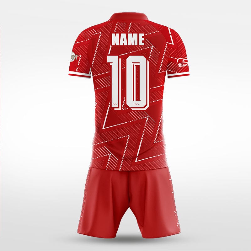 XTeamwear Soccer Uniforms Raging Bolt - Custom Soccer Jerseys Kit Sublimated for Team - WS204GCKB3